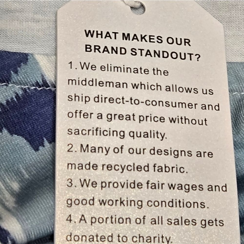 NWT! Unique Neck Top - Picture 8 of 10